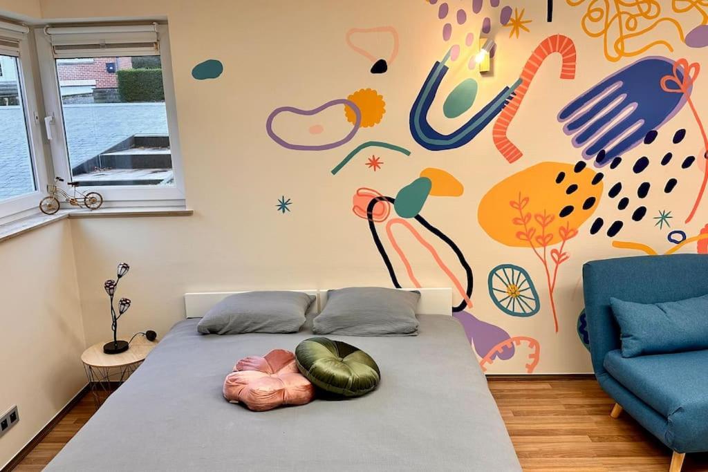 La Fresque D'Heloise - Appartement 1 Chambre 2 Lits Doubles Péruwelz Екстериор снимка